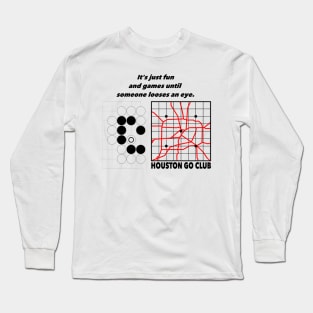 Fun & Games (Black Lines) Long Sleeve T-Shirt